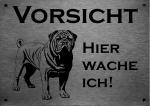 Shar Pei | Edelstahl Warnschild